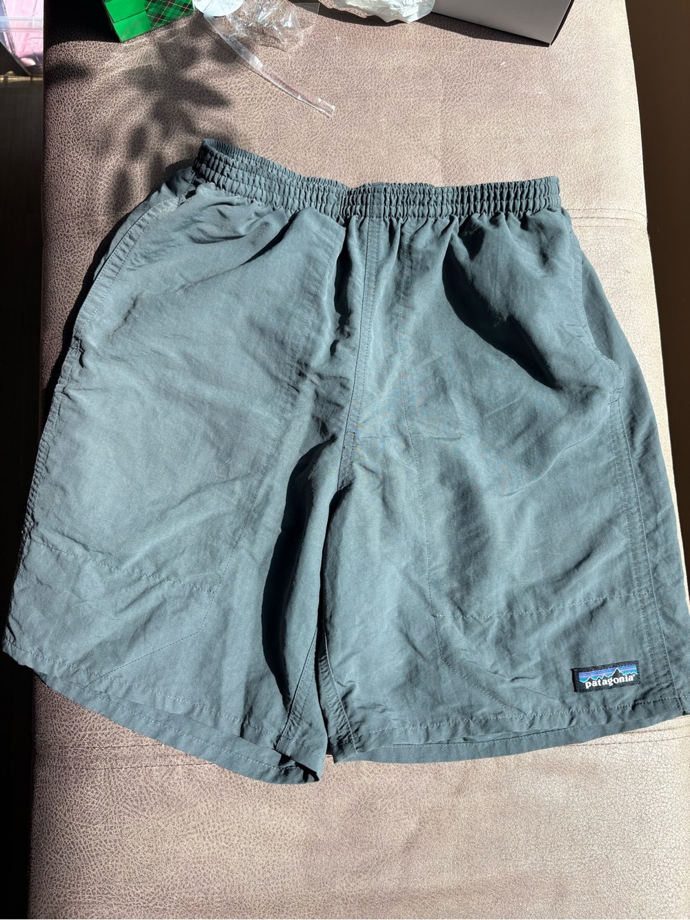 Patagonia Men's Grey Elastic-Waist Shorts